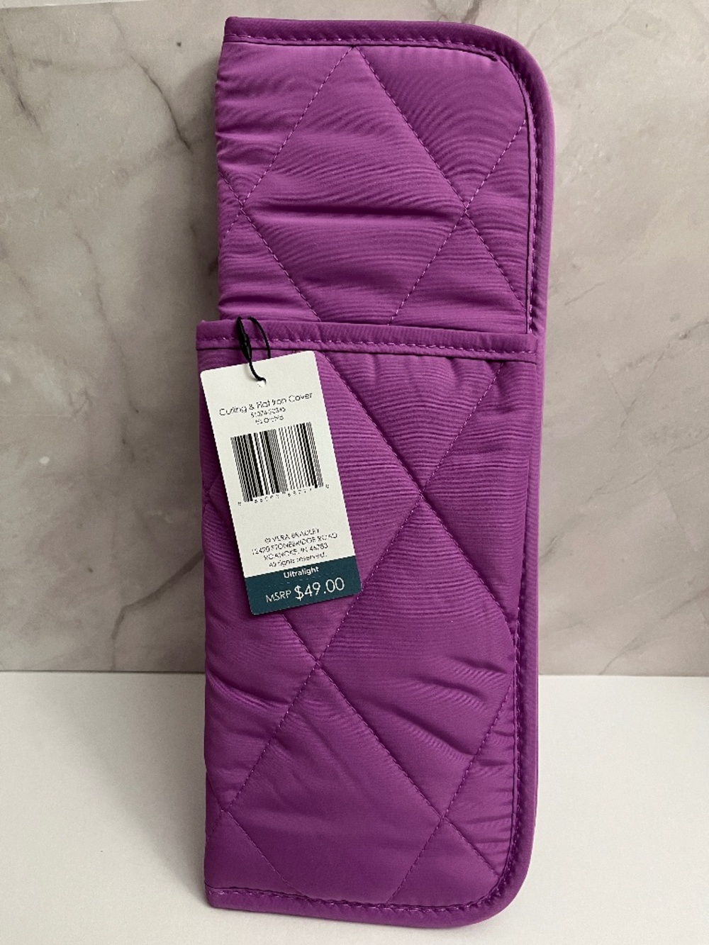 Vera Bradley Outlet  Iris Orchid Ultralight Curling & Flat Iron Cover